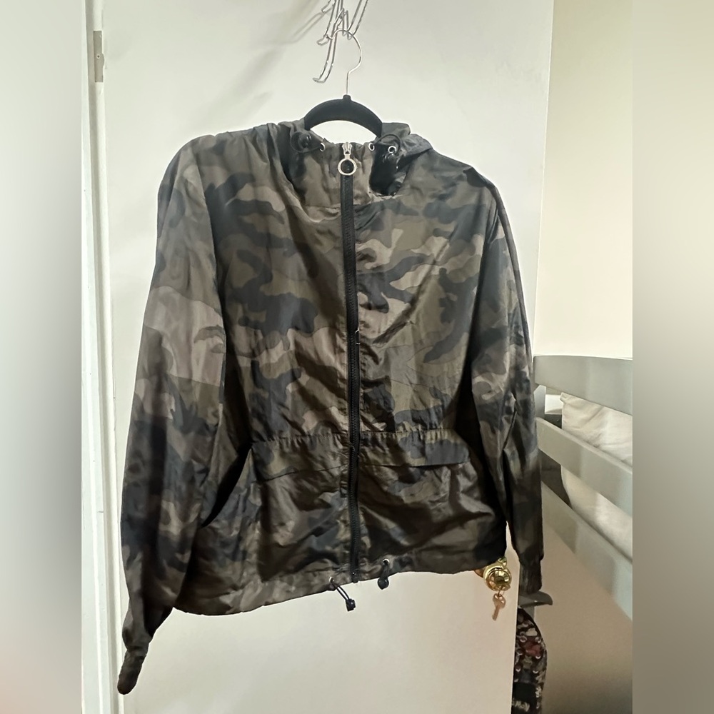 Haute Monde Camo Windbreaker- Size M